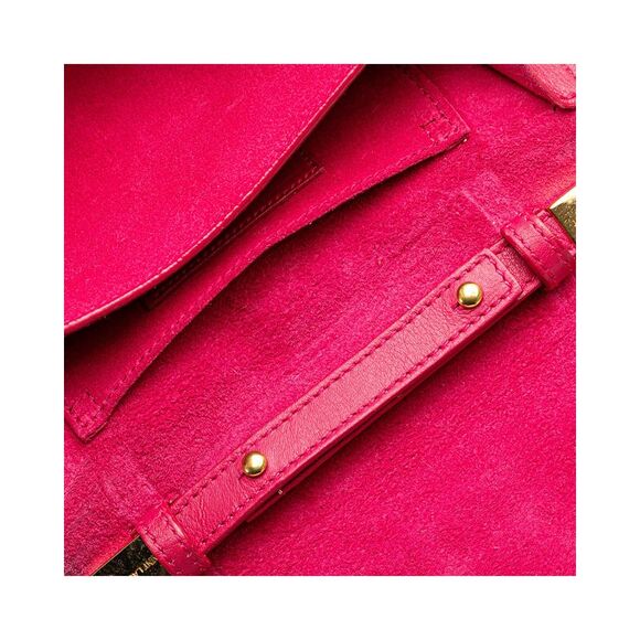 Pre Loved saint laurent Mini Smooth Calfskin Chyc Crossbody Women Pink Crossbody - Picture 7 of 8